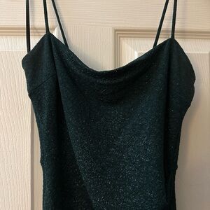 Windsor Forrest Green Sparkle Homecoming/Prom Dress